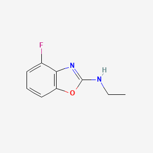 N-Ethyl-4-fluoro-1,3-benzoxazol-2-amine