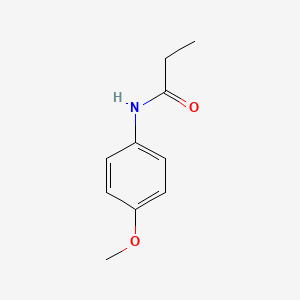 molecular formula C10H13NO2 B1332065 N-(4-Methoxyphenyl)propanamide CAS No. 2760-31-8
