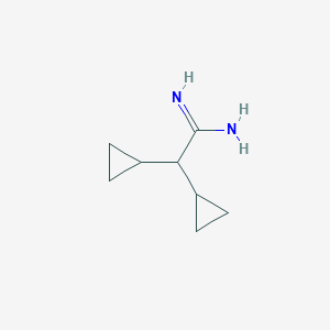 2,2-Dicyclopropylacetimidamide