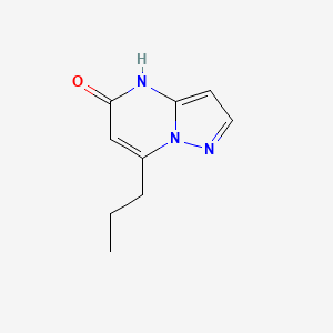 7-propyl-4H,5H-pyrazolo[1,5-a]pyrimidin-5-one