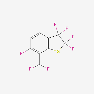 7-(Difluoromethyl)-2,2,3,3,6-pentafluoro-2,3-dihydrobenzo[b]thiophene