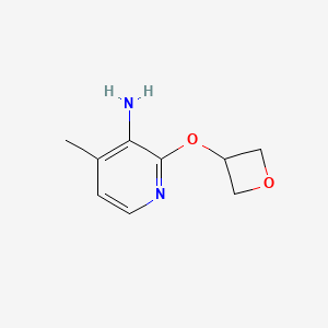 4-Methyl-2-(oxetan-3-yloxy)pyridin-3-amine