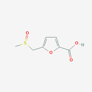 5-(Methanesulfinylmethyl)furan-2-carboxylic acid