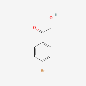 molecular formula C8H7BrO2 B1332072 1-(4-溴苯基)-2-羟基乙酮 CAS No. 3343-45-1