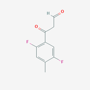 3-(2,5-Difluoro-4-methylphenyl)-3-oxopropanal