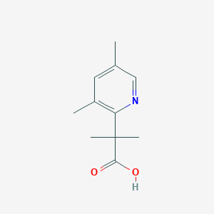 2-(3,5-Dimethylpyridin-2-yl)-2-methylpropanoic acid