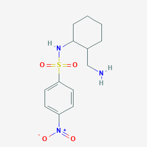 N-[2-(Aminomethyl)cyclohexyl]-4-nitrobenzene-1-sulfonamide