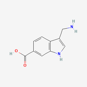 3-(Aminomethyl)-1H-indole-6-carboxylic acid