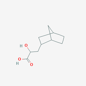 molecular formula C10H16O3 B13320807 3-(Bicyclo[2.2.1]heptan-2-YL)-2-hydroxypropanoic acid 