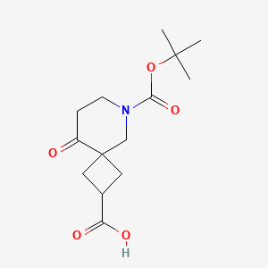 6-(tert-Butoxycarbonyl)-9-oxo-6-azaspiro[3.5]nonane-2-carboxylic acid