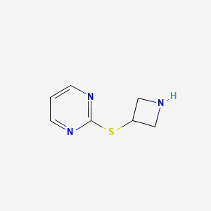 2-(Azetidin-3-ylthio)pyrimidine