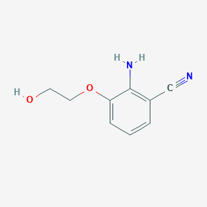 2-Amino-3-(2-hydroxyethoxy)benzonitrile