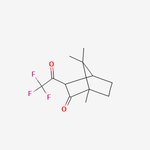 molecular formula C12H15F3O2 B1332083 (-)-3-(三氟乙酰基)樟脑 CAS No. 207742-84-5