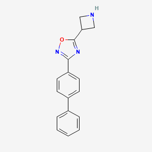 3-([1,1'-Biphenyl]-4-yl)-5-(azetidin-3-yl)-1,2,4-oxadiazole