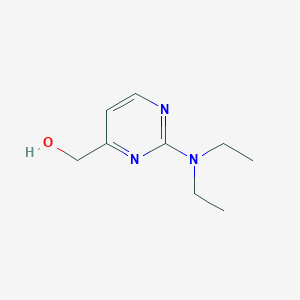 molecular formula C9H15N3O B13320880 (2-(Diethylamino)pyrimidin-4-yl)methanol 