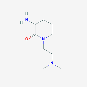 3-Amino-1-[2-(dimethylamino)ethyl]piperidin-2-one