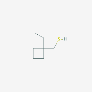 molecular formula C7H14S B13320969 (1-Ethylcyclobutyl)methanethiol 