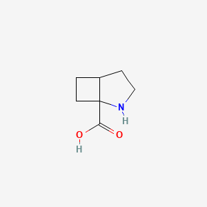 molecular formula C7H11NO2 B13320981 2-Azabicyclo[3.2.0]heptane-1-carboxylic acid 