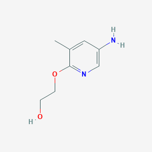 2-[(5-Amino-3-methylpyridin-2-yl)oxy]ethan-1-ol