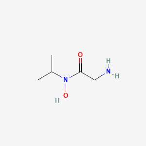 molecular formula C5H12N2O2 B13321045 2-Amino-N-hydroxy-N-(propan-2-YL)acetamide 