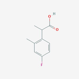 2-(4-Fluoro-2-methylphenyl)propanoic acid