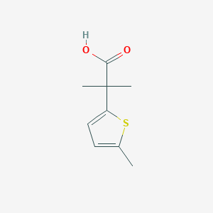 2-Methyl-2-(5-methylthiophen-2-yl)propanoic acid