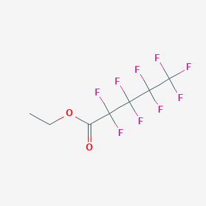 molecular formula C7H5F9O2 B1332108 五氟戊酸乙酯 CAS No. 424-36-2