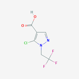 5-Chloro-1-(2,2,2-trifluoroethyl)-1H-pyrazole-4-carboxylic acid