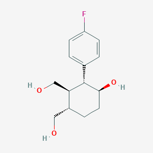 ((1S,2R,3R,4S)-3-(4-Fluorophenyl)-4-hydroxycyclohexane-1,2-diyl)dimethanol