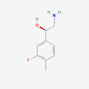 (1R)-2-amino-1-(3-fluoro-4-methylphenyl)ethan-1-ol