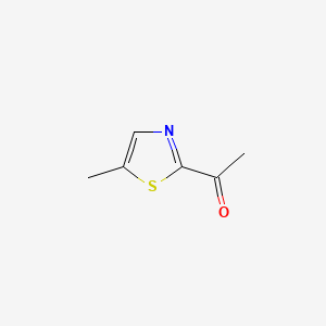 molecular formula C6H7NOS B1332114 2-乙酰基-5-甲基噻唑 CAS No. 59303-17-2