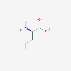 molecular formula C4H8FNO2 B13321162 (2R)-2-amino-4-fluorobutanoic acid 