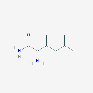 2-Amino-3,5-dimethylhexanamide