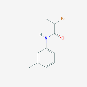 molecular formula C10H12BrNO B1332119 2-溴-N-(3-甲基苯基)丙酰胺 CAS No. 630119-85-6