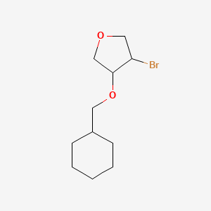 3-Bromo-4-(cyclohexylmethoxy)oxolane