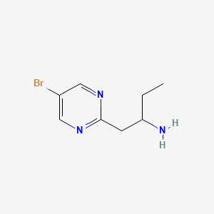 1-(5-Bromopyrimidin-2-yl)butan-2-amine