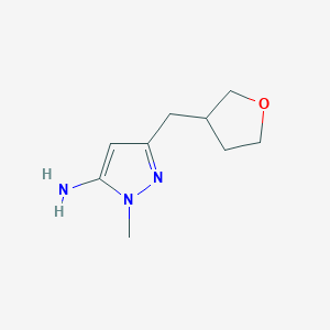 1-Methyl-3-[(oxolan-3-yl)methyl]-1H-pyrazol-5-amine