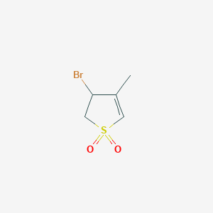 molecular formula C5H7BrO2S B1332128 3-溴-4-甲基-2,3-二氢噻吩 1,1-二氧化物 CAS No. 65017-48-3