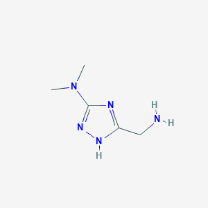 5-(Aminomethyl)-N,N-dimethyl-4H-1,2,4-triazol-3-amine