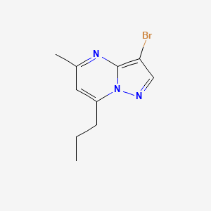 3-Bromo-5-methyl-7-propyl-pyrazolo[1,5-A]pyrimidine