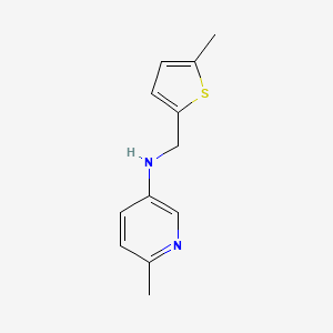 6-Methyl-N-[(5-methylthiophen-2-yl)methyl]pyridin-3-amine