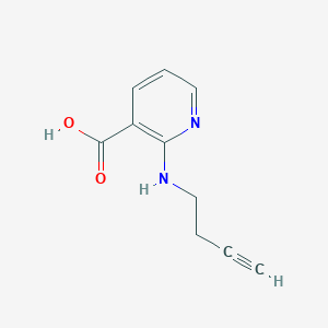 2-(But-3-yn-1-ylamino)nicotinic acid