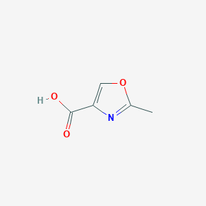 molecular formula C5H5NO3 B1332137 Ácido 2-metil-oxazol-4-carboxílico CAS No. 23012-17-1