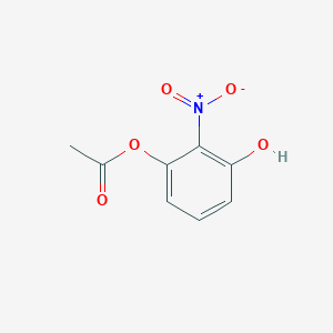 molecular formula C8H7NO5 B1332139 3-Hydroxy-2-nitrophenyl acetate CAS No. 662138-32-1