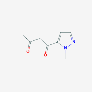 1-(1-Methyl-1H-pyrazol-5-yl)butane-1,3-dione