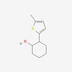 2-(5-Methylthiophen-2-yl)cyclohexan-1-ol