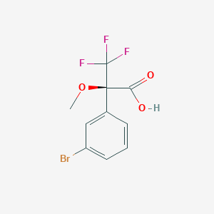 (R)-2-(3-Bromophenyl)-3,3,3-trifluoro-2-methoxypropanoic acid