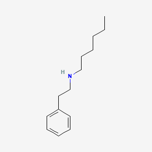 molecular formula C14H23N B1332146 Phénéthylamine, N-hexyle CAS No. 24997-83-9