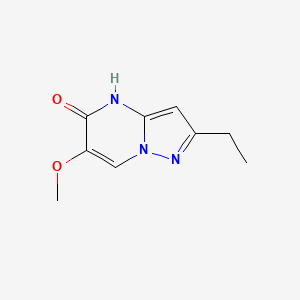 2-Ethyl-6-methoxy-4H,5H-pyrazolo[1,5-a]pyrimidin-5-one