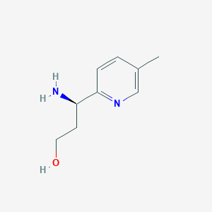 (3R)-3-Amino-3-(5-methyl(2-pyridyl))propan-1-OL